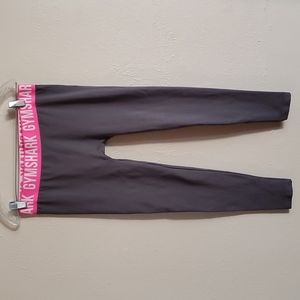 Gymshark Fit Leggings In Charcoal/Hyper Pink Size Medium NWT